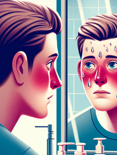 Schwitzen während der Akne-Behandlung mit Isotretinoin