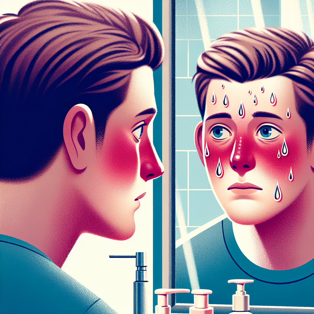 Schwitzen während der Akne-Behandlung mit Isotretinoin